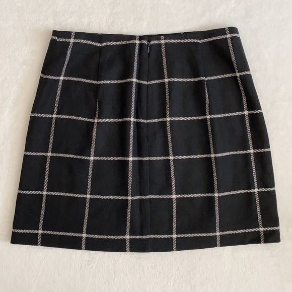 {NWT} Madewell | Museum Patch-Pocket Wool Blend Mini Skirt Windowpane AF035 (4) - Picture 11 of 15